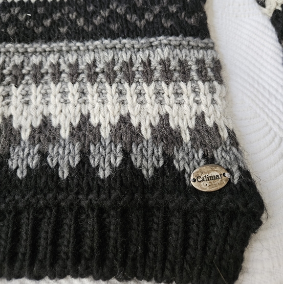 Calimar Alpaca and Wool Italian Scarf Nordic Icelandic Design - Picture 8 of 16